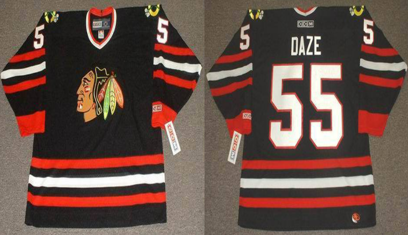 2019 Men Chicago Blackhawks #55 Daze black CCM NHL jerseys->chicago blackhawks->NHL Jersey